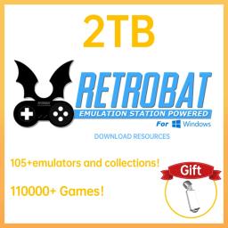 item search image for Games Download Resource with 110000+ Retro Games Retrobat System 70+ Emulators  for PS3/PS2/PS1/PSP/DC/Wii/N64 for Win PC/Laptop