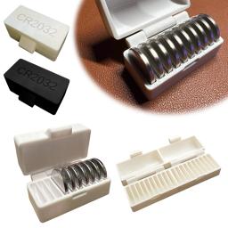 item search image for CR2032/CR2025 Battery Storage Box 20 Hole Portable Prevents Battery Loss Battery Protective Holder Small Electronics Organizer
