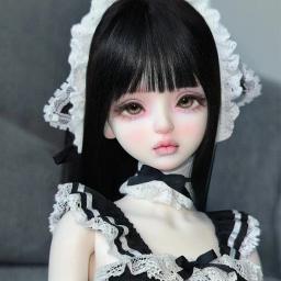 item search image for new sd bjd doll 1/4 aikou Lovely Girl set makeup high-quality joint movable doll new toys Free shipping