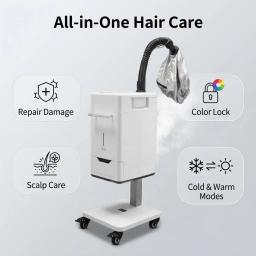 item search image for Nano Hair Steamer Machine Home Beauty Salon Floor Stand Micro Mist Damaged Hair Repair Perming Scalp Care Smart Control