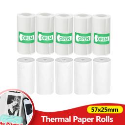 item search image for 10 Rolls White Thermal Paper Instant Print Kids Camera Photos Receipt Bill Ticket Printing Sticker Paper Replacement