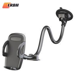 item search image for Solid Car Truck Phone Mount Holder with 11.8-Inch Gooseneck Long Arm Anti-Shake Stabilizer Compatible All Cell Phones iPhone