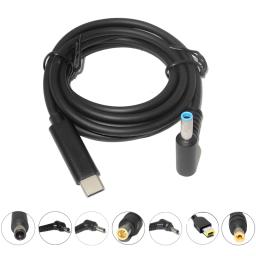 item search image for USB C PD Charging Cable Cord Type C to DC Universal Power Adapter Converter for Lenovo Asus Dell Hp Acer Samsung LG Laptops