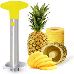 item search image for Pineapple Corer and Slicer Tool, Stainless Steel Pineapple Core Remover Tool, Stainless Steel Pineapple Cutter for Home Kitchen