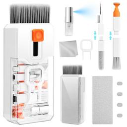 item search image for Keyboard Cleaning Kit Laptop Cleaner, All-in-1 Computer Screen Cleaning Brush Tool, Multi-Function PC Accessories Electronic Cleaner Kit Spray for iPhone iPad Macbook Earbud Camera Monitor with Patent