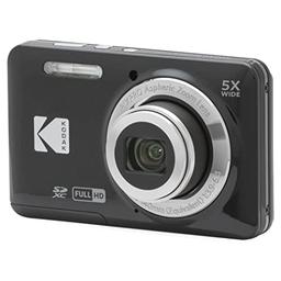 item search image for Kodak PIXPRO FZ55-BK 16MP CMOS Sensor Digital Camera 5X Optical Zoom 28mm Wide Angle 1080P Full HD Video 2.7" LCD Vlogging Camera (Black)