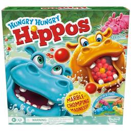 item search image for Hasbro Gaming Hungry Hungry Hippos Game for Preschoolers | Instant Marble Relaunch, Easy Set-Up & Storage| Ages 4 and Up | 2 to 4 Players | Kids Games