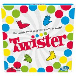 item search image for Hasbro Twister Party Classic Board Game for 2 or More Players,Indoor and Outdoor Game for Kids 6 and Up,Packaging May Vary