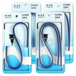 item search image for Flexible Curve Ruler Drafting Drawing Tool Serpentine Plastic School office supplies 30cm 40cm 50cm 60cm