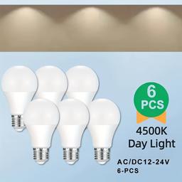 item search image for TEMU 6pcs Led A19 E26 Light Bulbs, Daylight White 4500k Led Light Bulbs, 1100 Lm, No , 85+cri, Non-dimmable, 14w White Led Bulb For For Home, Bedroom, Office Lamp, Room.